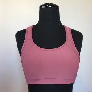 Avia Mauve Core High Impact Molded Cup Sports Bra With Cushioned Straps, S